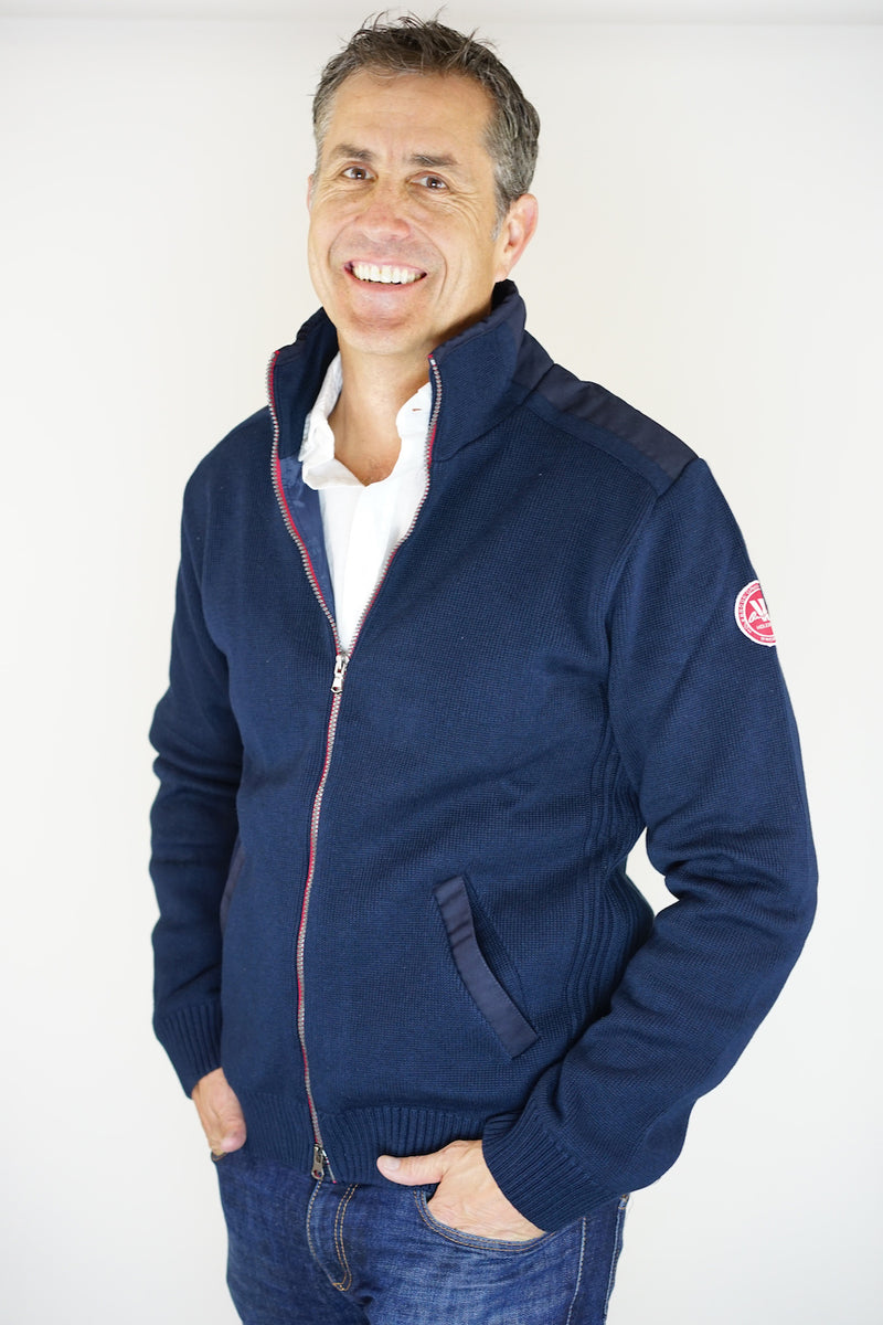 Gregor Windproof Full-Zip Navy - Island Outfitters