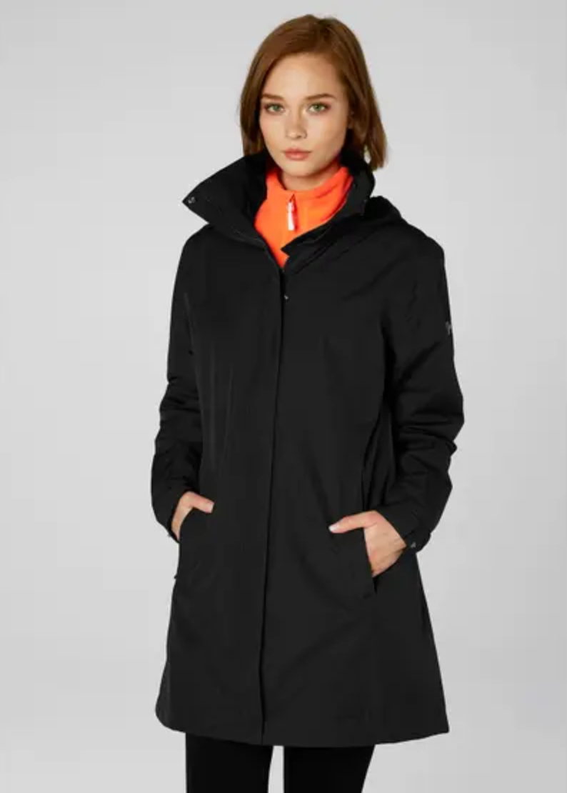 Aden Long Coat-Black - Island Outfitters