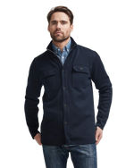 Edwin Shirt Jacket Windproof Navy - Island Outfitters