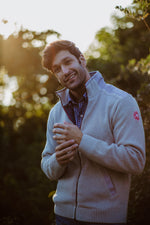 Gregor Full Zip Windproof -Lt Grey - Island Outfitters