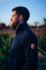 Gregor Wool Full Zip -Navy - Island Outfitters